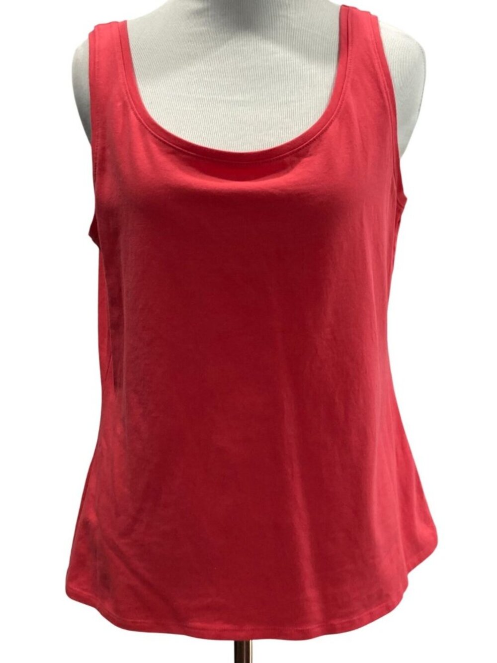 Nic+Zoe Basic Tank Top PL Pink Cotton Indie Colorful Layers Casual Barbiecore